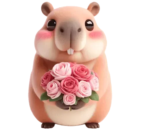 🌻 Стикер «Kapi Capybara» для Telegram