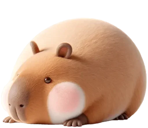 😕 Стикер «Kapi Capybara» для Telegram