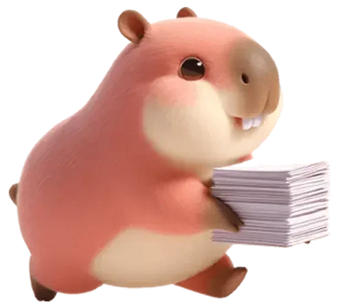 🙂 Стикер «Kapi Capybara» для Telegram