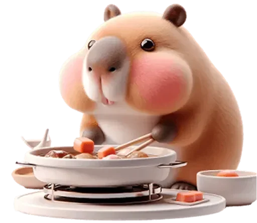 😋 Стикер «Kapi Capybara» для Telegram