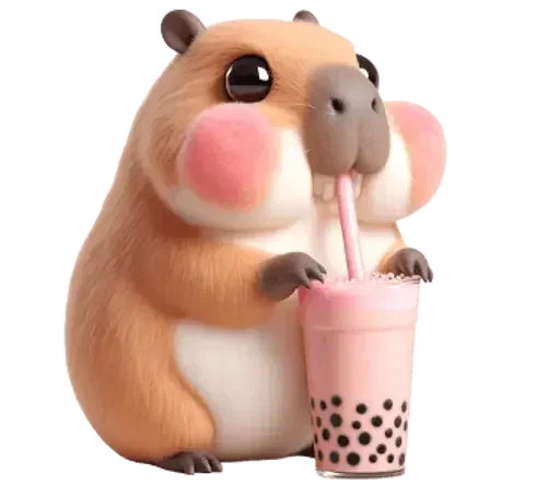 🍹 Стикер «Kapi Capybara» для Telegram