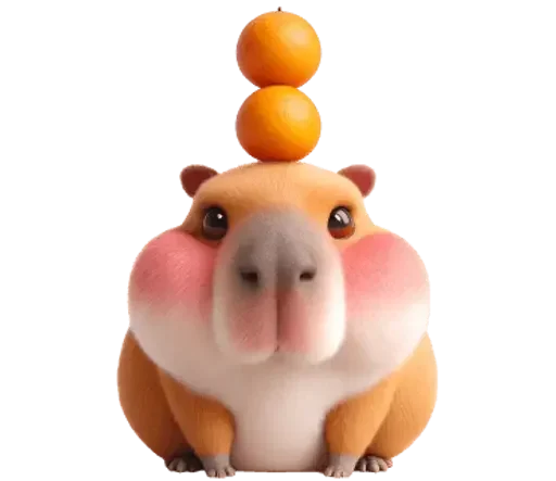 🙂 Стикер «Kapi Capybara» для Telegram