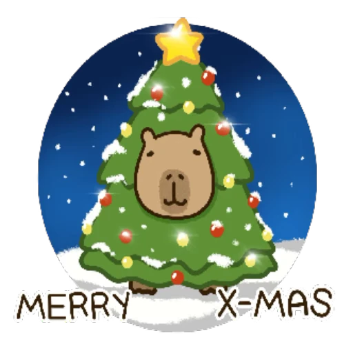 🎄 Стикер «Kapi» для Telegram