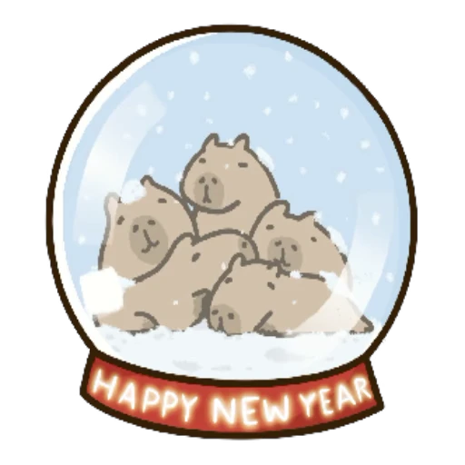 ❄️ Стикер «Kapi» для Telegram