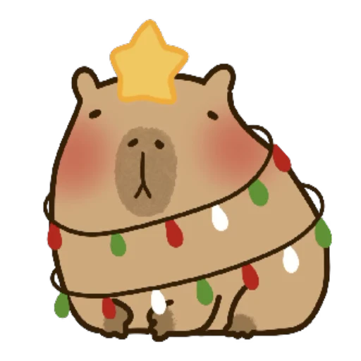 🎄 Стикер «Kapi» для Telegram