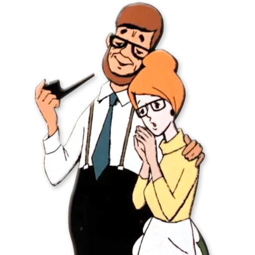 👫 Стикер «Малыш и Карлсон» для Telegram