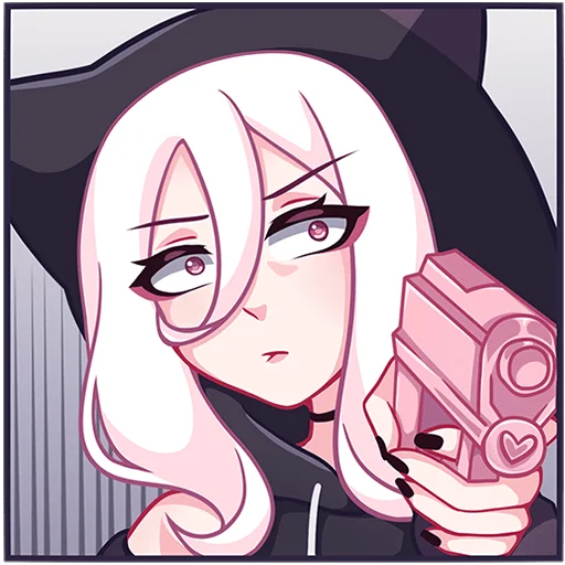 🔫 Стикер «КатШи без надписей» для Telegram