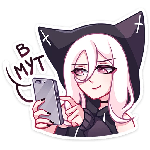 😊 Стикер «КатШи» для Telegram