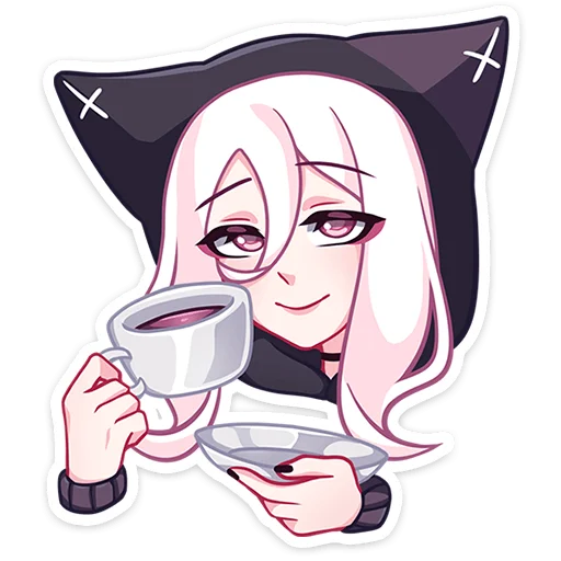☕️ Стикер «КатШи» для Telegram