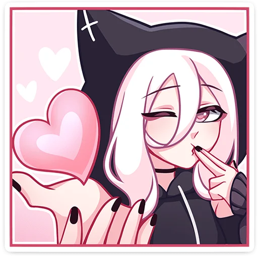 😘 Стикер «КатШи» для Telegram