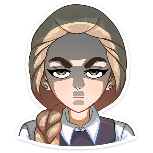 💃 Стикер «Катя (Зайчик)» для Telegram