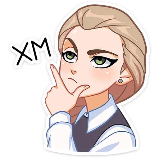 🤪 Стикер «Катя (Зайчик)» для Telegram