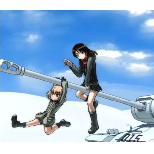 🤪 Стикер «Katyusha ("Girls und Panzer") part 7» для Telegram