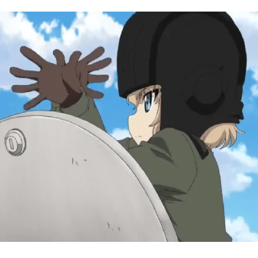 🦅 Стикер «Katyusha ("Girls und Panzer") part 7» для Telegram