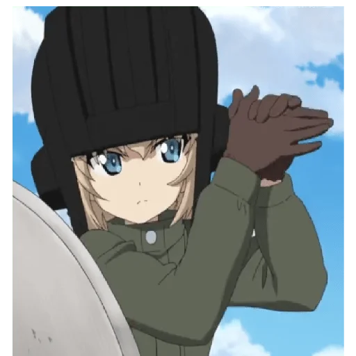 🦮 Стикер «Katyusha ("Girls und Panzer") part 7» для Telegram