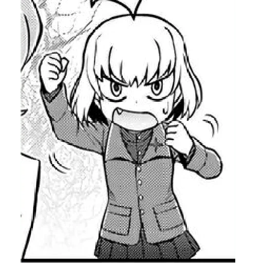 😡 Стикер «Katyusha ("Girls und Panzer") part 7» для Telegram