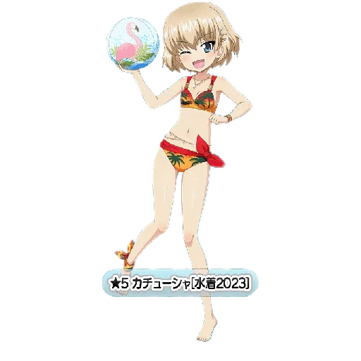 👙 Стикер «Katyusha ("Girls und Panzer") part 7» для Telegram