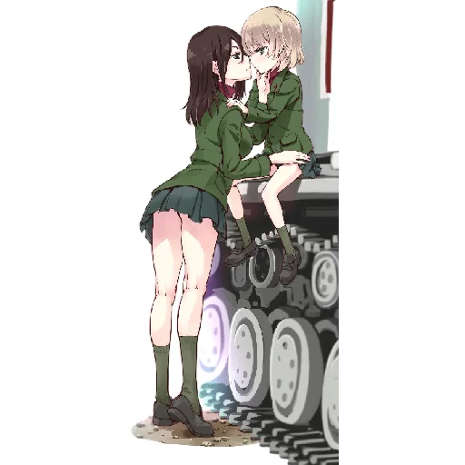😒 Стикер «Katyusha ("Girls und Panzer") part 7» для Telegram