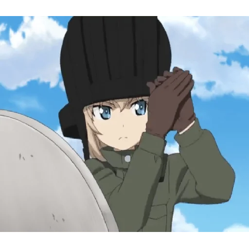 👏 Стикер «Katyusha ("Girls und Panzer") part 7» для Telegram