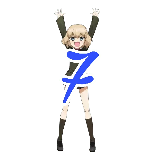 Стикерпак Katyusha ("Girls und Panzer") part 7 для Telegram