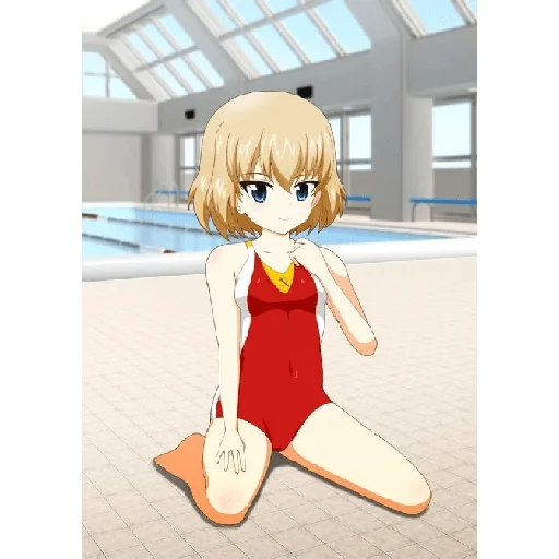 👙 Стикер «Katyusha ("Girls und Panzer") part 7» для Telegram