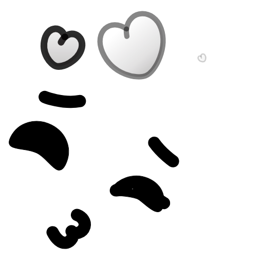 Стикер 9 Kawaii Emoji