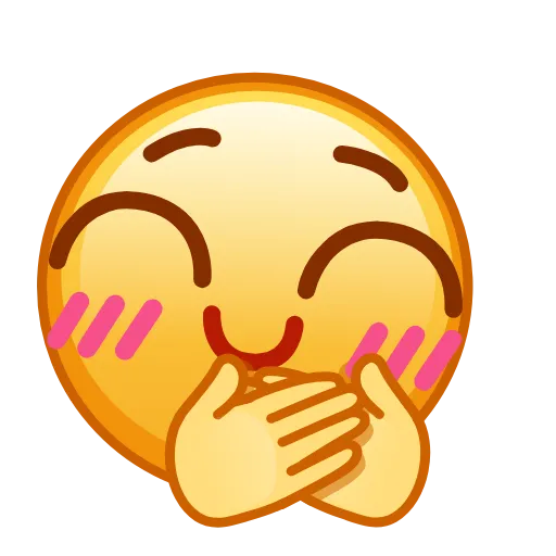 Стикер 54 Kawaii emoji