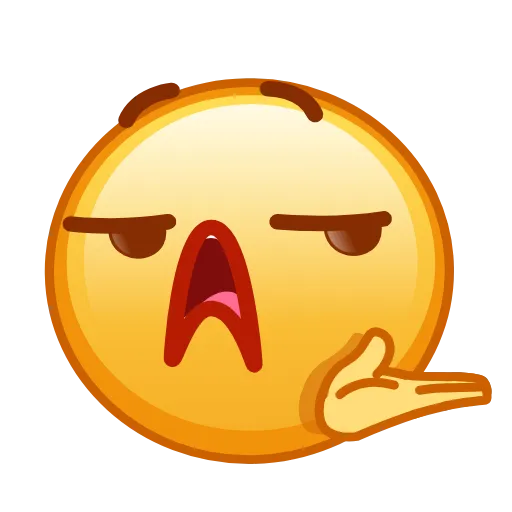 Стикер 33 Kawaii emoji