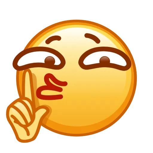 🤫 Стикер «Kawaii emoji» для Telegram