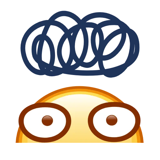 Стикер 61 Kawaii emoji