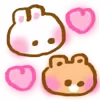 Стикер 7 🎶 Kawaii Emoji Animals