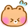 Стикер 18 🎶 Kawaii Emoji Animals
