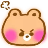 Стикер 11 🎶 Kawaii Emoji Animals