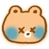 Стикер 14 🎶 Kawaii Emoji Animals