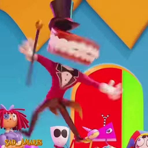 Стикерпак The Amazing Digiral Circus для Telegram