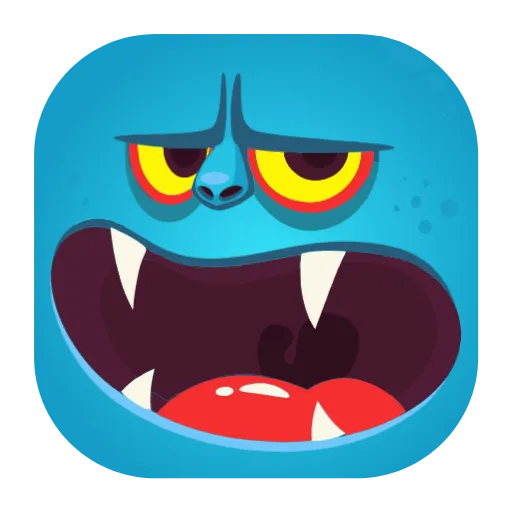 🤨 Эмодзи «Монстр FACE» для Telegram