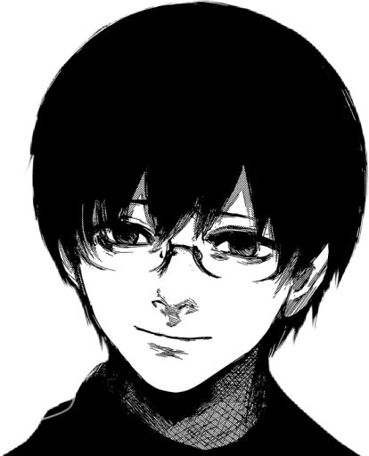 Стикер 40 Ken Kaneki Tokyo Ghoul Re