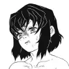 Стикер 51 Kimetsu no Yaiba - клинок рассекающий демонов