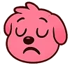 Стикер 3 Kind Pink Dogs