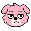 Стикер 24 Kind Pink Dogs