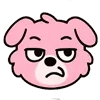 Стикер 32 Kind Pink Dogs