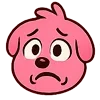 Стикер 2 Kind Pink Dogs