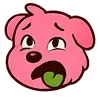 Стикер 14 Kind Pink Dogs