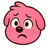 Стикер 8 Kind Pink Dogs