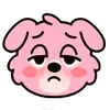 Стикер 23 Kind Pink Dogs