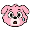 Стикер 22 Kind Pink Dogs