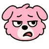Стикер 28 Kind Pink Dogs