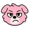 Стикер 31 Kind Pink Dogs