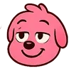 Стикер 10 Kind Pink Dogs