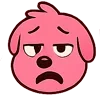 Стикер 13 Kind Pink Dogs